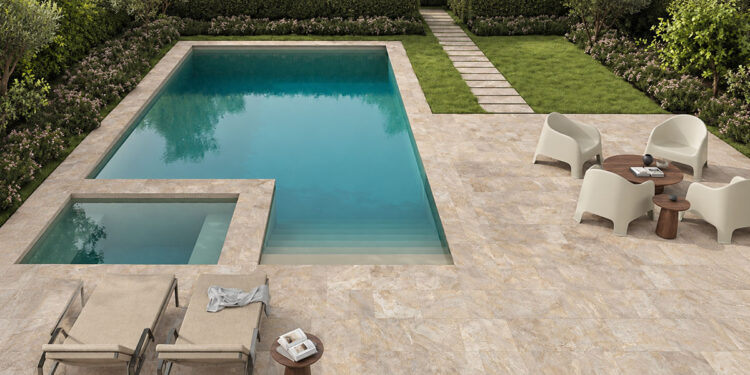 Stone Look Tiles Across Different Spaces Creating a Consistent Design Language