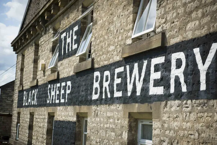 Story of Black Sheep Brewery Masham wall