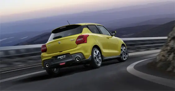 Suzuki Swift Sport 1.4 car review rear