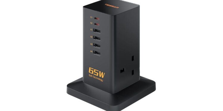 TESSAN USB C Fast Charger Plug, GaN PD 65W