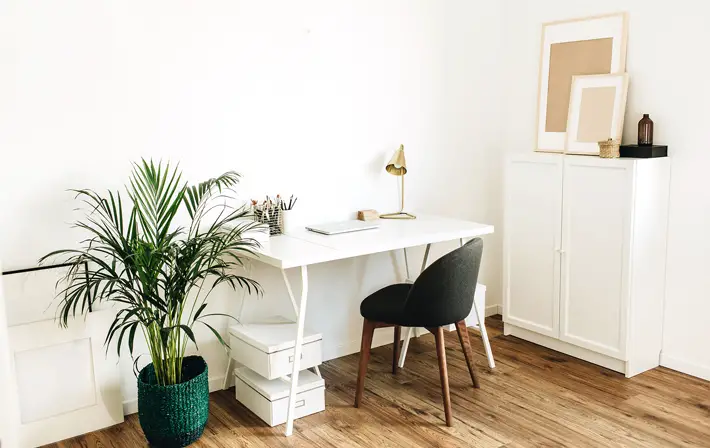 The Best Flooring for a Home Office engineered wood