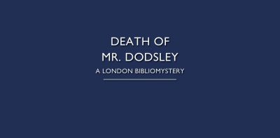 The Death of Mr. Dodsley by John Ferguson Review logo