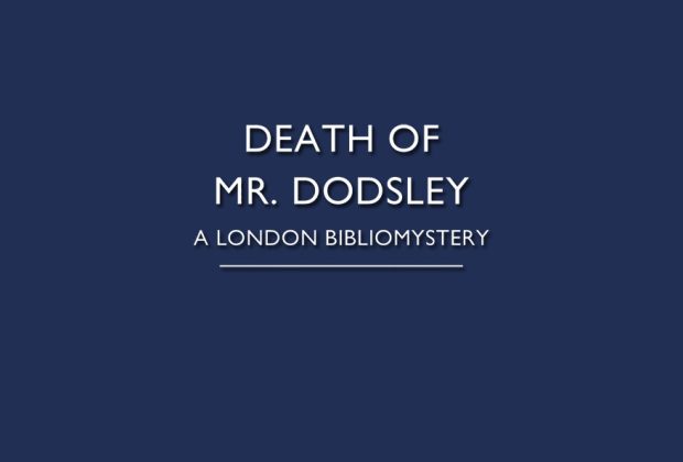 The Death of Mr. Dodsley by John Ferguson Review logo