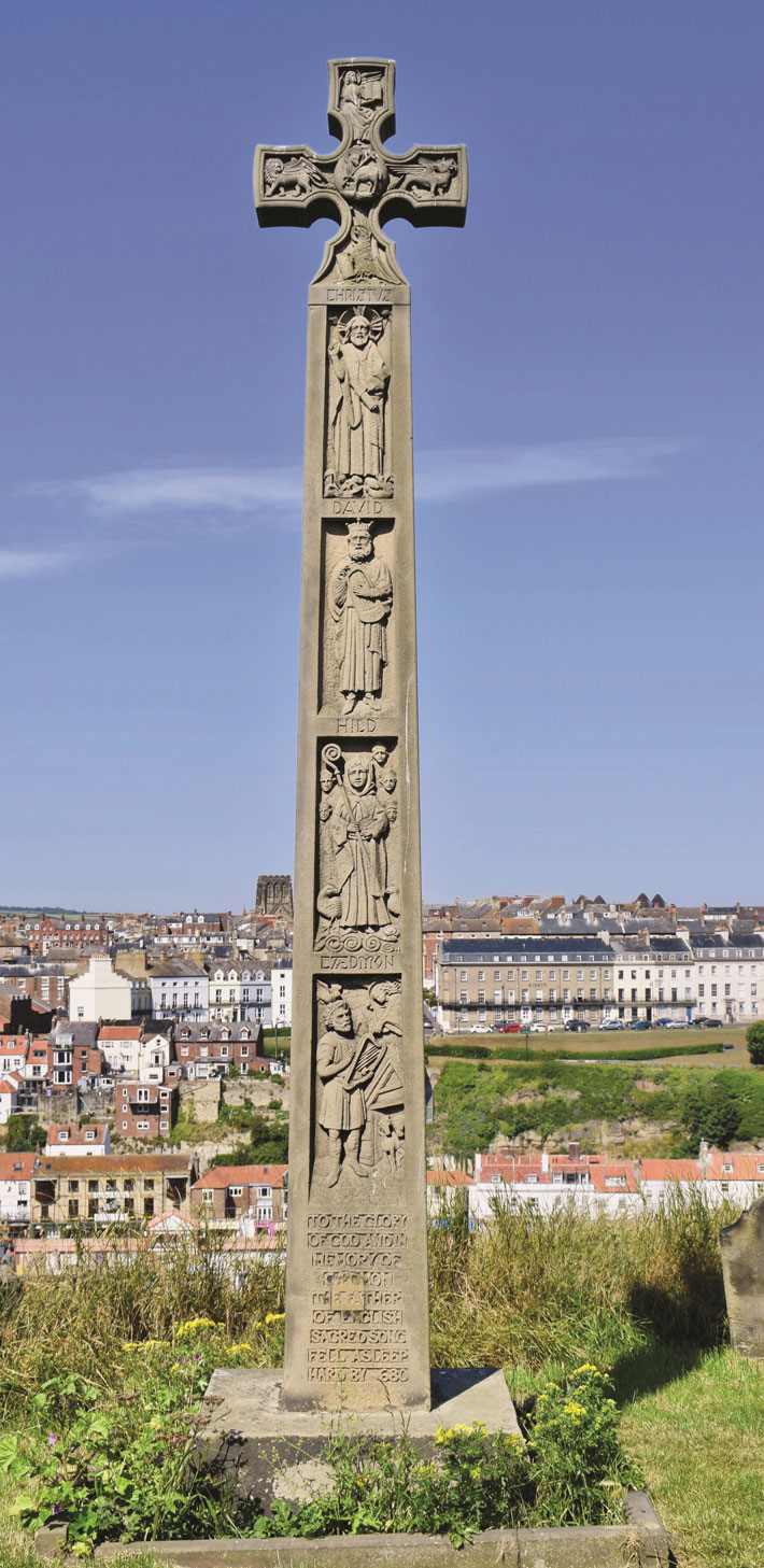 The First Poet The Story Behind the Caedmon Memorial in Whitby monument