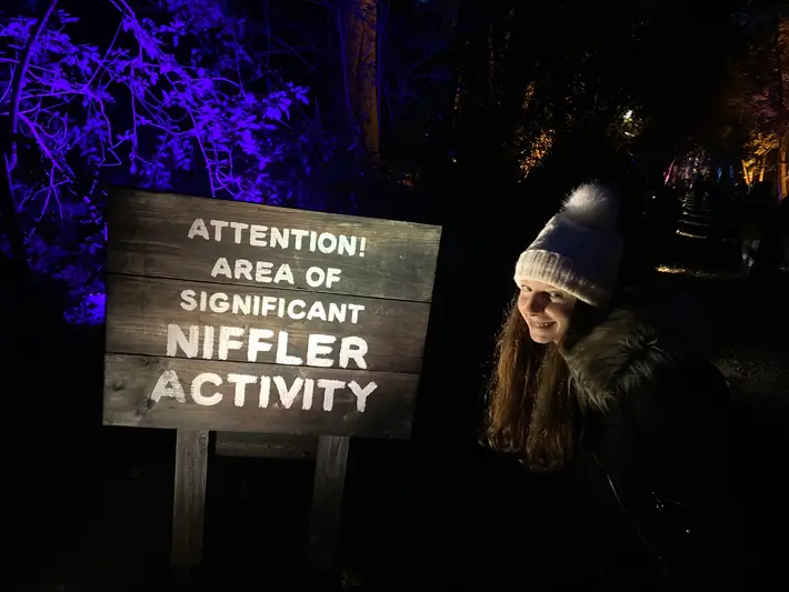 The Harry Potter Forbidden Forest Experience – Review sign