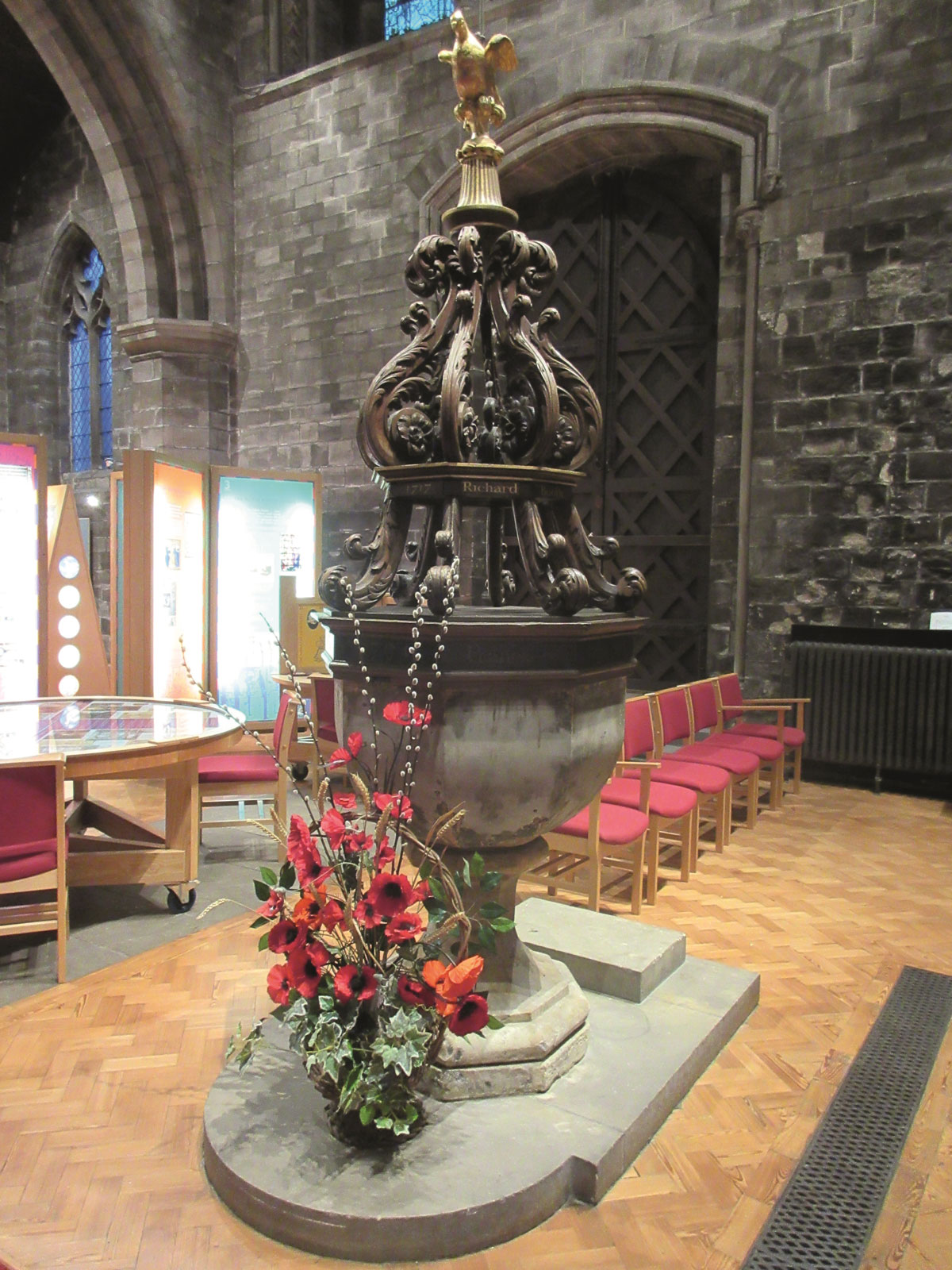 The History of Holy Trinity, Micklegate, York font