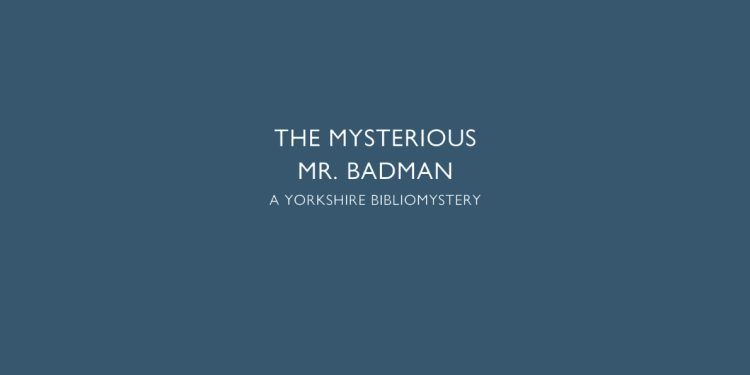 The Mysterious Mr Badman by WF Harvey Review LOGO