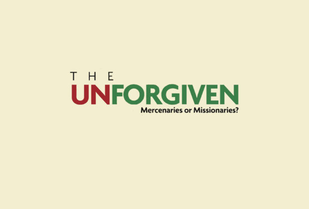 The Unforgiven Mercenaries or Missionaries by Ashley Gray book Review cover logo