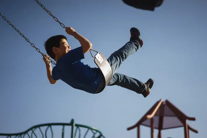 Thermoplastic Playground Markings swing