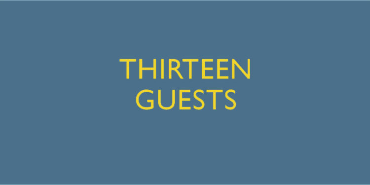 Thirteen Guests by J. Jefferson Farjeon book Review logo