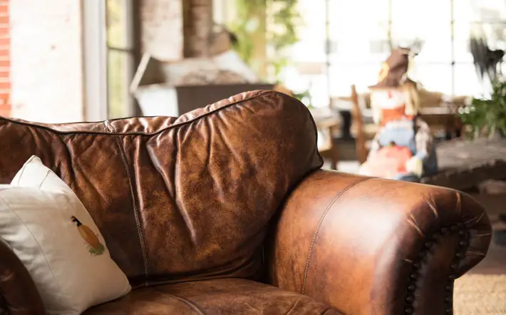 Tips to Clean Leather Products sofa