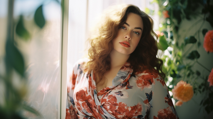 Unique Plus Size Formal Dress Ideas floral