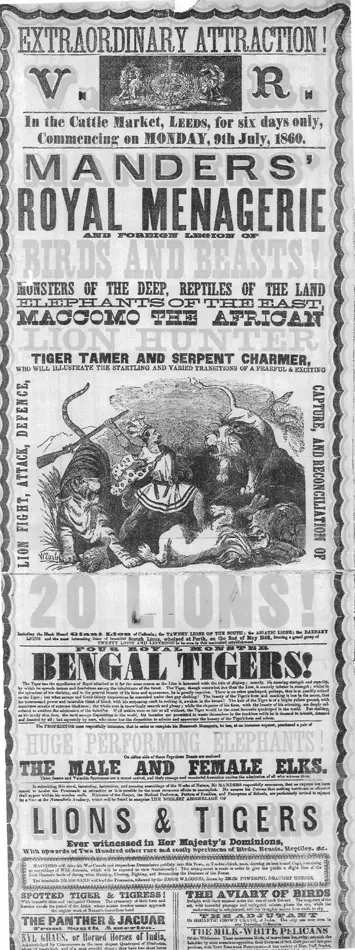 Victorian Circuses of Leeds manders poster