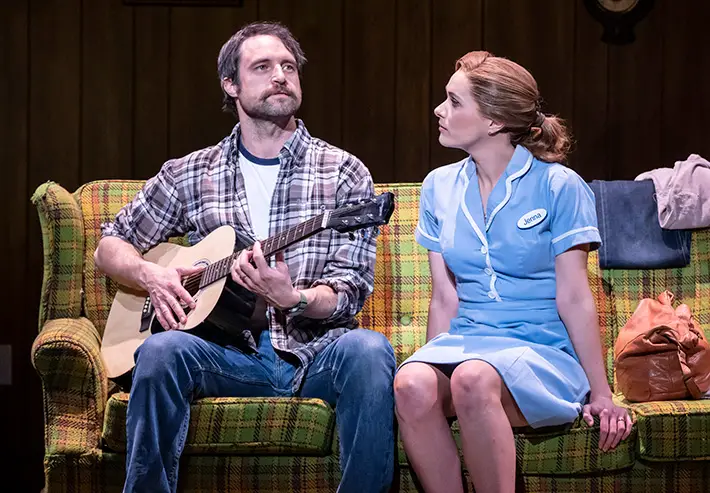 Waitress Bradford 2022 Tamlyn Henderson 'Earl' and Chelsea Halfpenny 'Jenna'. Photo Johan Persson