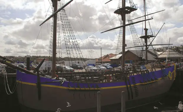 Whitby and Captain Cook's Endeavour main