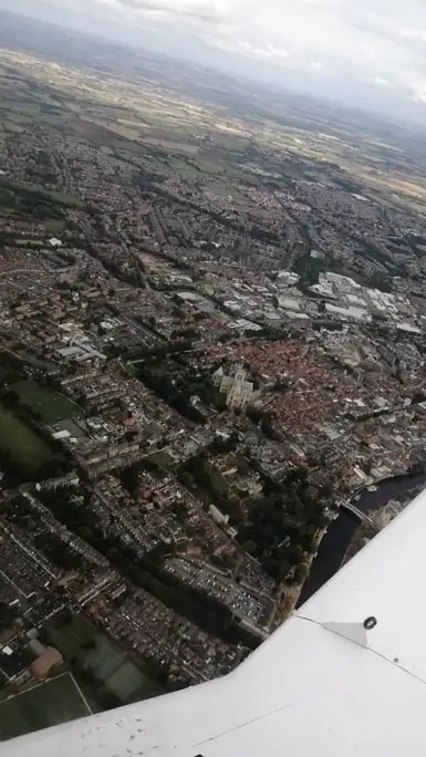 Wingly Flight York to Hull Review view