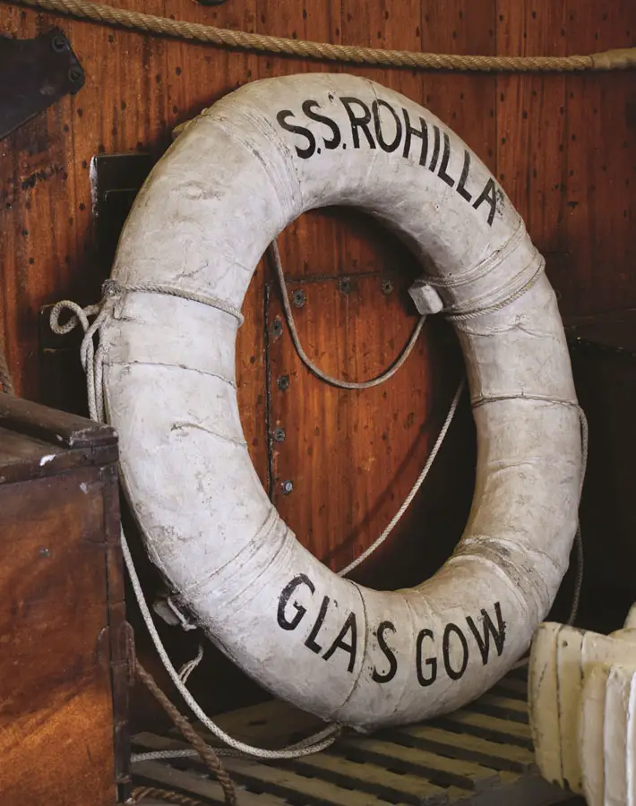 Wreck of the Rohilla in Whitby lifebuoy