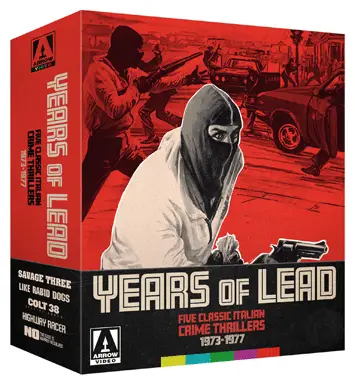 Years Of Lead Five Classic Italian Crime Thrillers 1973-1977 – Review cover