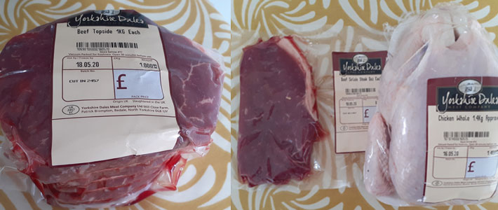 Yorkshire Dales Meat Co Delivery Box beef
