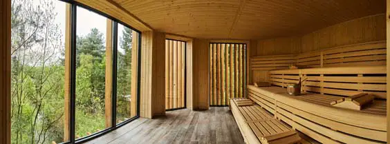 aqua sana spa review sherwood forest center parcs Scandinavian Snug Treetop Sauna