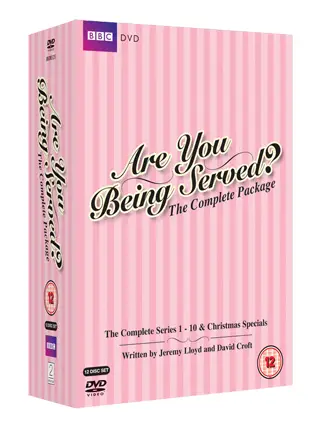 are you being served the complete package dvd review cover