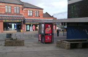 armley town street in leeds yorkshire