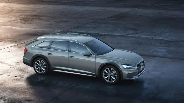 audi a6 allroad car review side