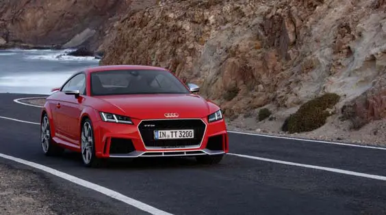 audi tt rs review front