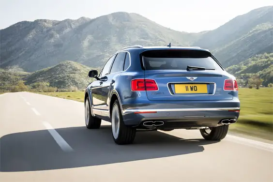 bentley bentayga diesel car review rear