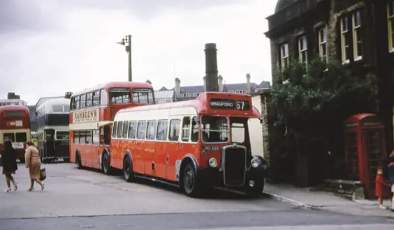 bradford buses history Bristol LL5G No. SGL16 - Copy