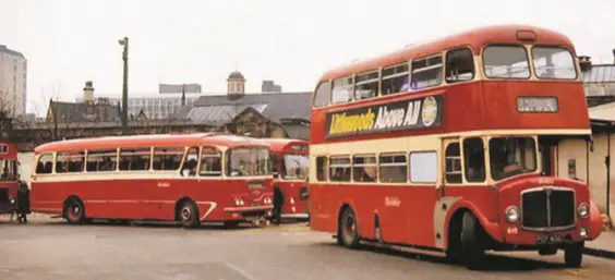 bradford buses history NCME-bodied AEC Regent V No. 61 - Copy