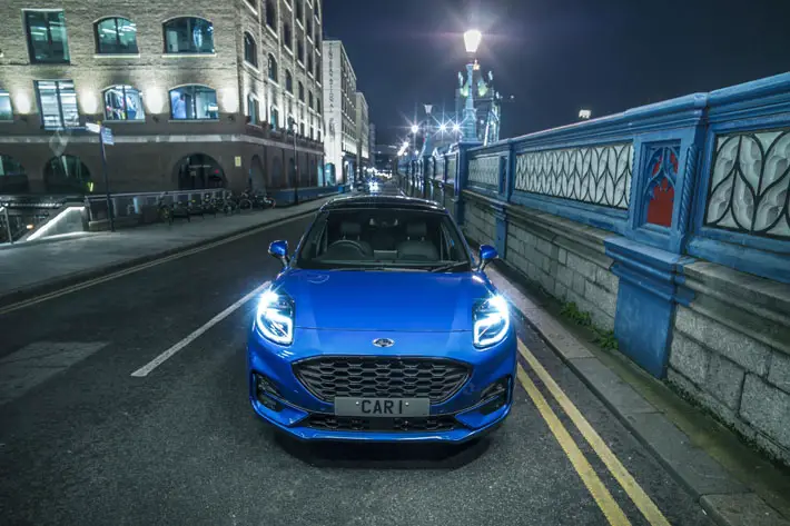 car review ford puma front