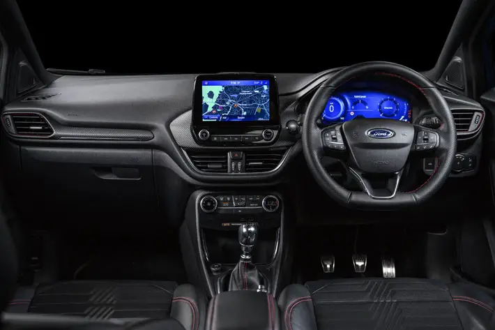 car review ford puma interior