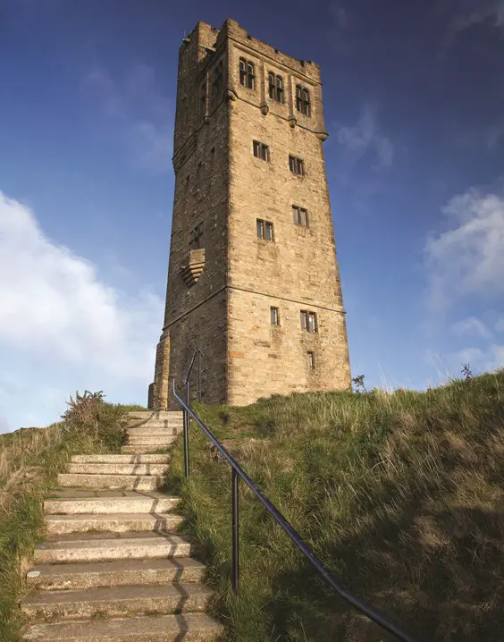 castle hill huddersfield history back cover tower