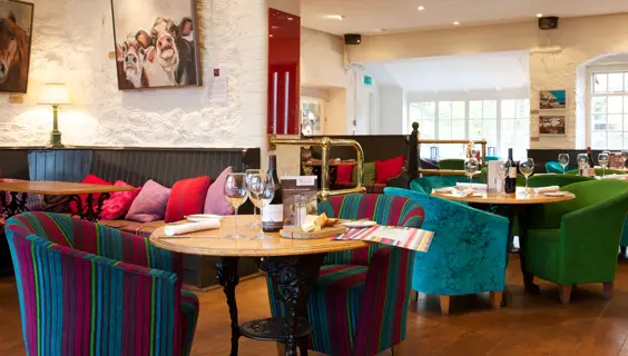 devonshire brasserie restaurant review interior