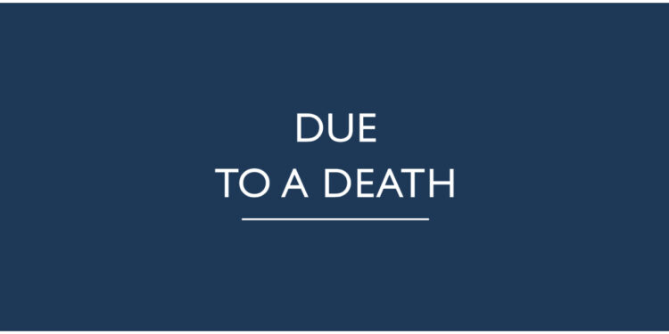 due to a death mary kelly book review logo