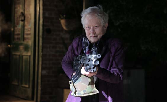 eat locals film review granny with a machine gun