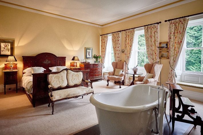 eshott hall northumberland hotel review bedroom bath