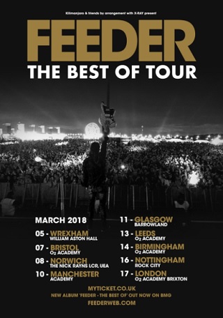 feeder live review leeds o2 academy march 2018 poster