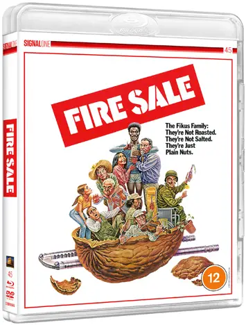 fire sale film review bluray cover