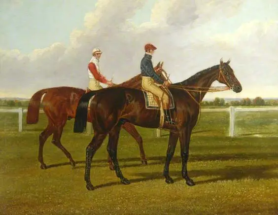 first dead heat at doncaster st leger horse racing
