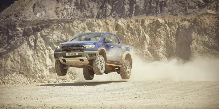 ford ranger raptor car review dust