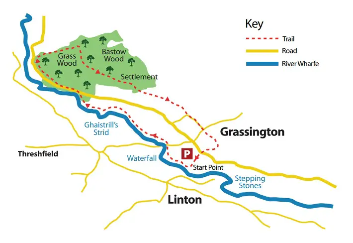 grassington walk map linton