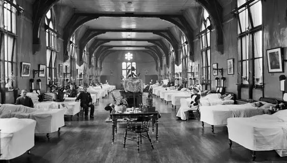 historic leeds The Children's Ward in Leeds General Infirmary hospital