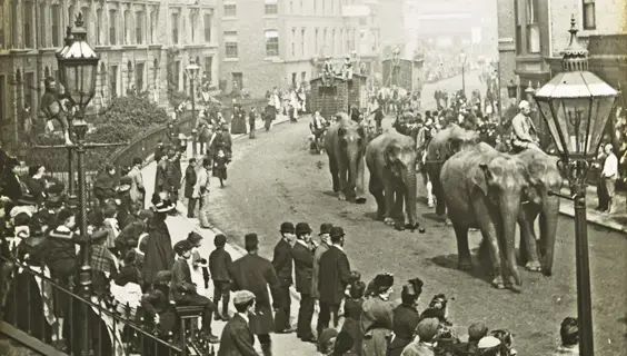 historic scarborough in old photographs circus in town