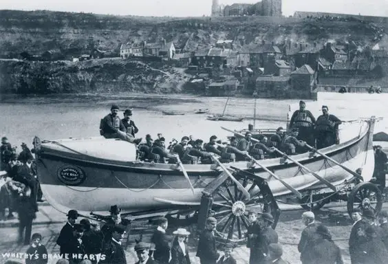 historic whitby photos rowing lifeboat