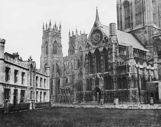 historic york York Minster around 1858