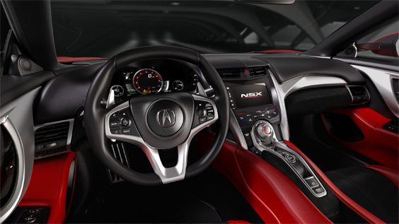 honda nsx car review interior