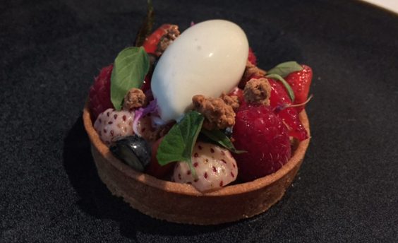 horto rudding park harrogate restaurant review yuzu tart, lemon thyme, local berries