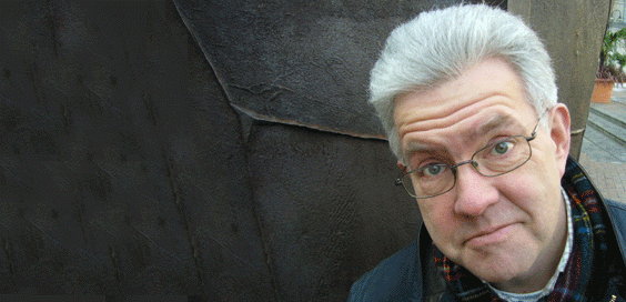 barnsley poet ian mcmillan close up